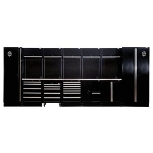 Draper 04393 - BUNKER® Modular Storage Combo with Stainless Steel Worktop (25 Piece)
