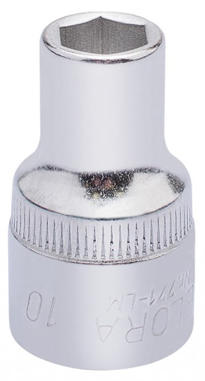 Elora 15299 - Hexagon Socket, 1/2" Sq. Dr., 10mm