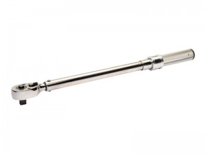 BAHCO 7455-5 - Mechanical Adjustable Click Torque Wrench with 1/4" Square Drive Fixed Ratchet Head and Marked Scale 1 N.m-5 N.m