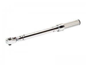 BAHCO 7456-80LB - Mechanical Adjustable Click Torque Wrench with 3/8" Square Drive Fixed Ratchet Head and Marked Scale 13.6 N.m-108.5 N.m