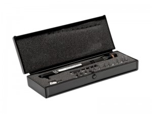 BAHCO 6852-5/S17 - Adjustable Torque Mini Wrench Set with 1/4" Square Drive Fixed Head and Scale - 17 Pcs