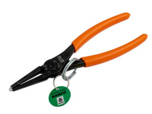 BAHCO - TAH2800-150 - Internal Circlip Pliers with Straight Jaws and Phosphate Finish with Stainless Steel Ring 150 mm