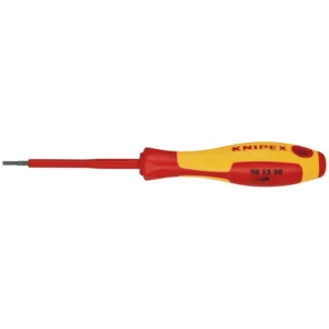 Knipex 02563 - KNIPEX 98 13 20 VDE Insulated Hexagon Screwdriver, 2.0 x 75mm