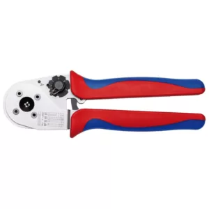 Knipex 13166 - 97 52 67 DT Four-Mandrel Crimping Pliers for DT contacts, 230 mm