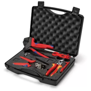 Knipex 13169 - KNIPEX 97 91 04 V02 Tool Case for Photovoltaics for solar cable connectors MC4 (Multi-Contact)