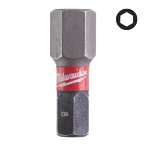 Milwaukee 4932430898 - S/Bit ShW HEX8 25mm-2pc