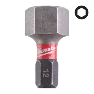 Milwaukee 4932430900 - S/Bit ShW HEX12 25mm-2pc